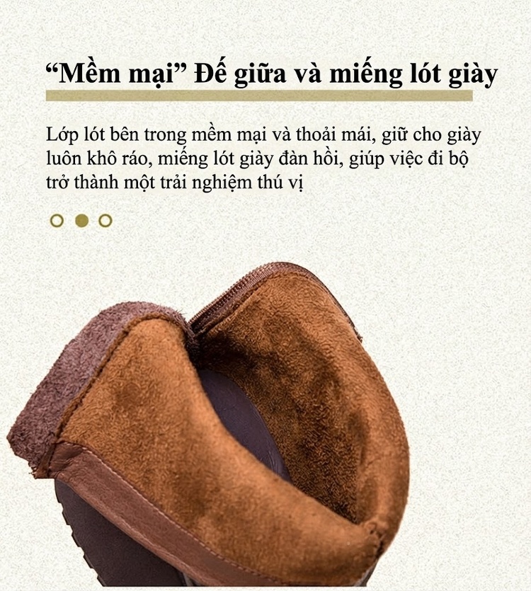 Boot Nữ Da Mềm Chiều Cao Đế Khoảng 6cm Kiểu Chelsea Màu Đen, Nâu chi tiết 6