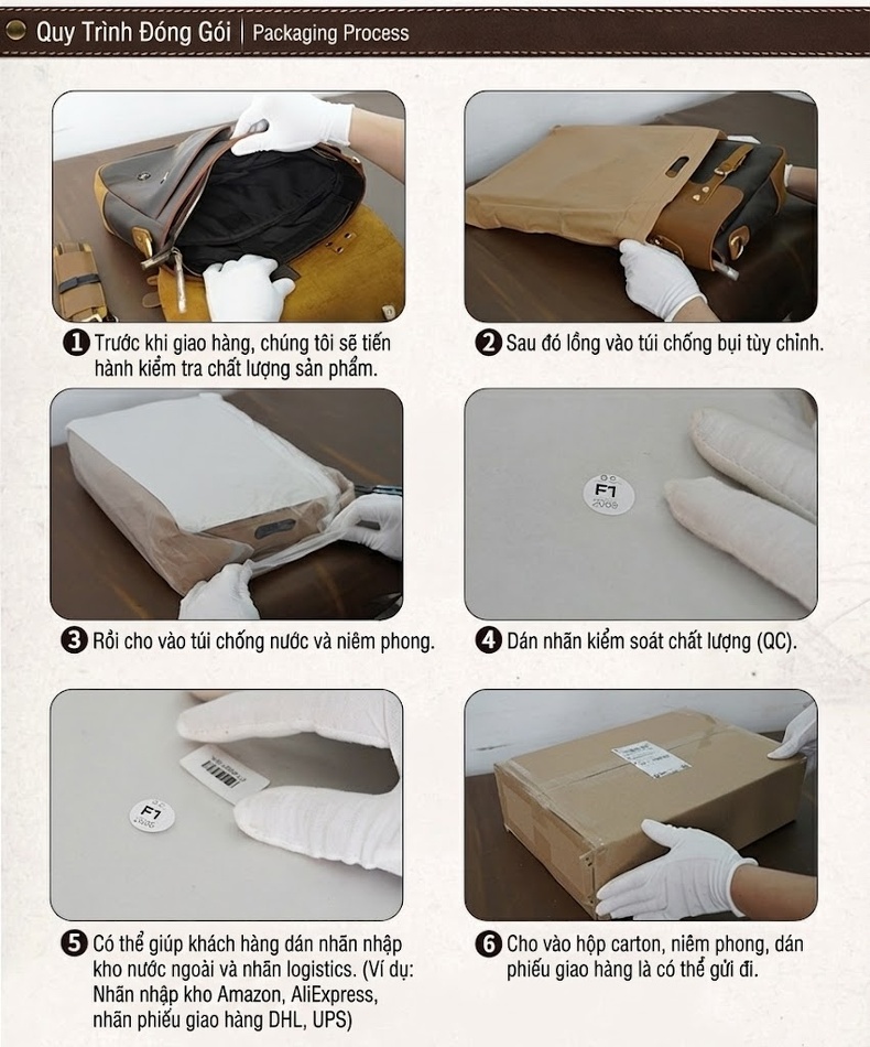 Cặp Công Sở Nam Da Bò Đựng Laptop Có Dây Đeo Màu Đen, Nâu chi tiết 18