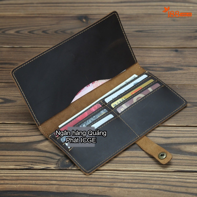 Cặp Công Sở Nam Da Bò Phong Cách Retro Vintage Dung Tích Lớn Màu Nâu chi tiết 15