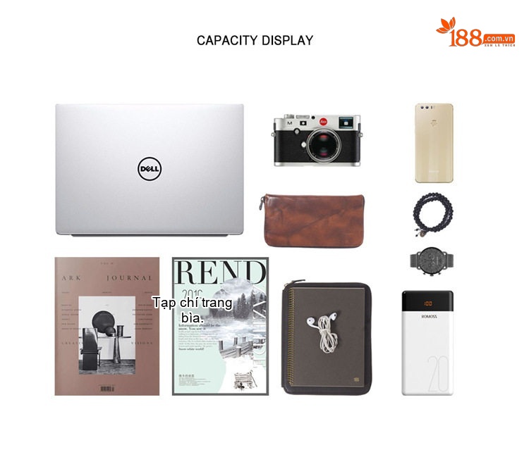 Cặp Công Sở Nam Da Bò Vân Tay Xách Tay Đựng Laptop 15 Inch Màu Đen chi tiết 10