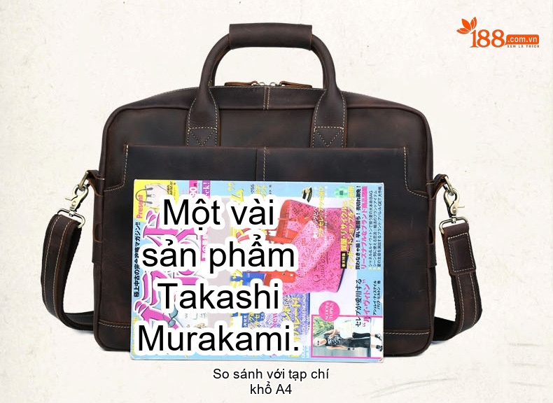 Cặp Công Sở Nam Da Thật Sức Chứa Lớn Đựng Laptop 16 Inch Màu Nâu Đậm, Nâu chi tiết 10