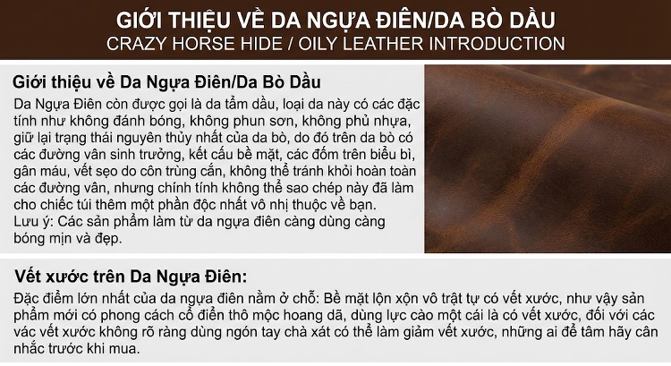 Cặp Túi Đeo Vai/Đeo Chéo/Xách Tay/Balo Nam Da Bò Đa Năng Phong Cách Âu Mỹ Retro chi tiết 21