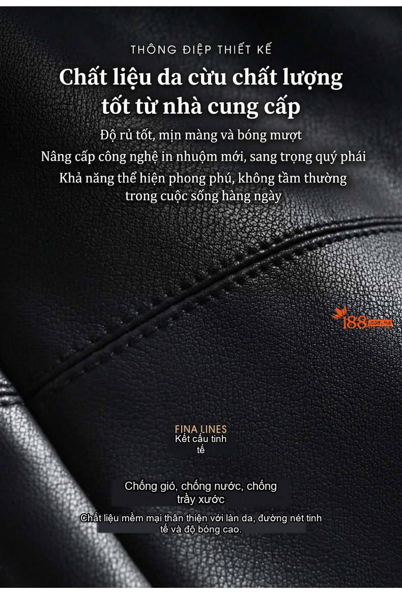 Chân Váy Bút Chì Nữ Da Cừu Dáng Dài Thời Trang Màu Đen, Nâu chi tiết 5