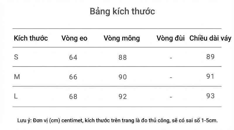 Chân Váy Chữ A Lưng Cao Dáng Suông Phong Cách Hàn Quốc Màu Đen, Trắng, Hồng chi tiết 7