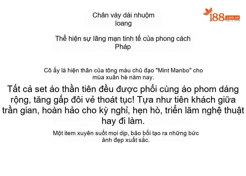 Chân Váy Dài Nữ Xếp Tầng Thiết Kế Độc Đáo Màu Xanh Lá, Tím chi tiết 6