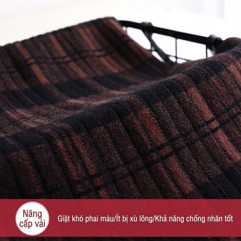 Chân Váy Midi Dệt Kim Caro Lưng Cao Chữ A Phong Cách Hàn Quốc Màu Đen, Nâu