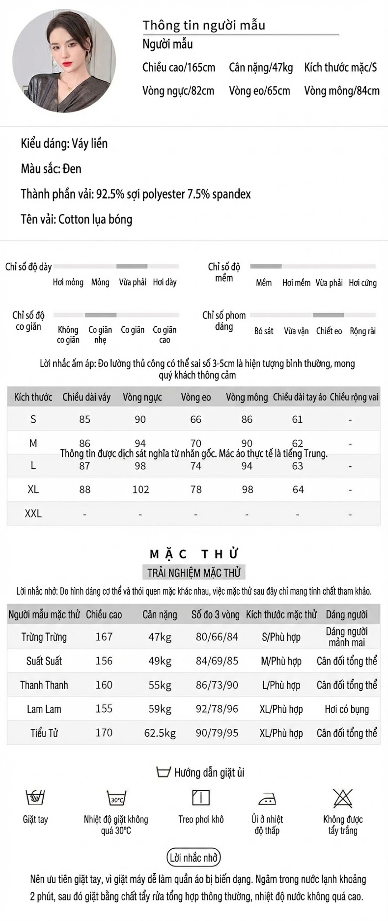 Đầm Dạ Hội Nữ Tay Dài Bề Mặt Bóng Eo Thun Thiết Kế Bất Đối Xứng Màu Đen chi tiết 2