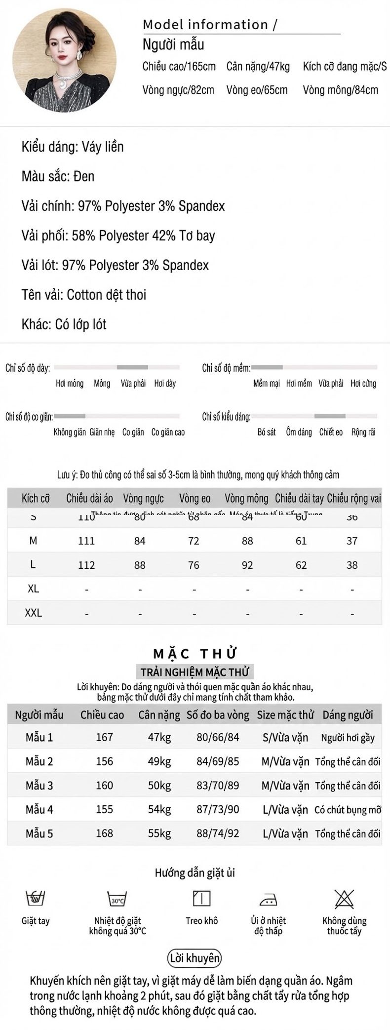 Đầm Dự Tiệc Nữ Cổ chữ V Lấp Lánh Dáng Ôm Đuôi Cá Màu Đen chi tiết 2
