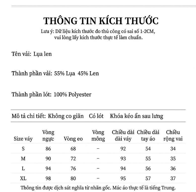 Đầm Dự Tiệc Nữ Phong Cách Pháp Cổ Điển Thắt Eo Đính Đá Sang Trọng Màu Đen, Đỏ, Xanh Lá chi tiết 3