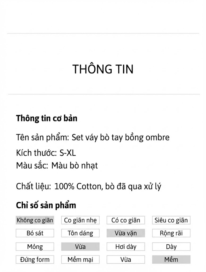 Đầm Jean Băng Lụa Nữ Hai Món Thiết Kế Áo Và Chân Váy Dáng Dài Thanh Lịch Màu Xanh Jean chi tiết 1
