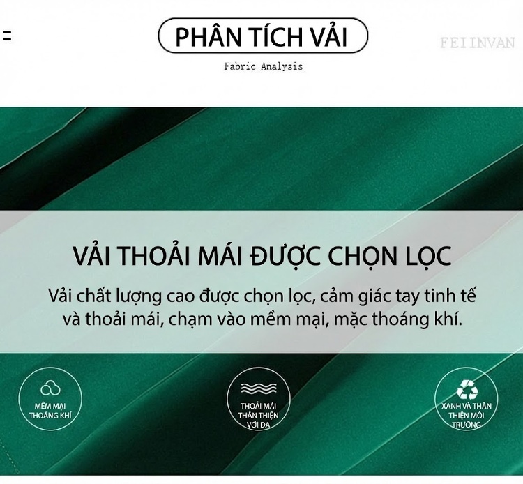 Đầm Midi Nữ Hở Vai Tay Phồng Thắt Eo Phong Cách Pháp Màu Xanh Lá chi tiết 3