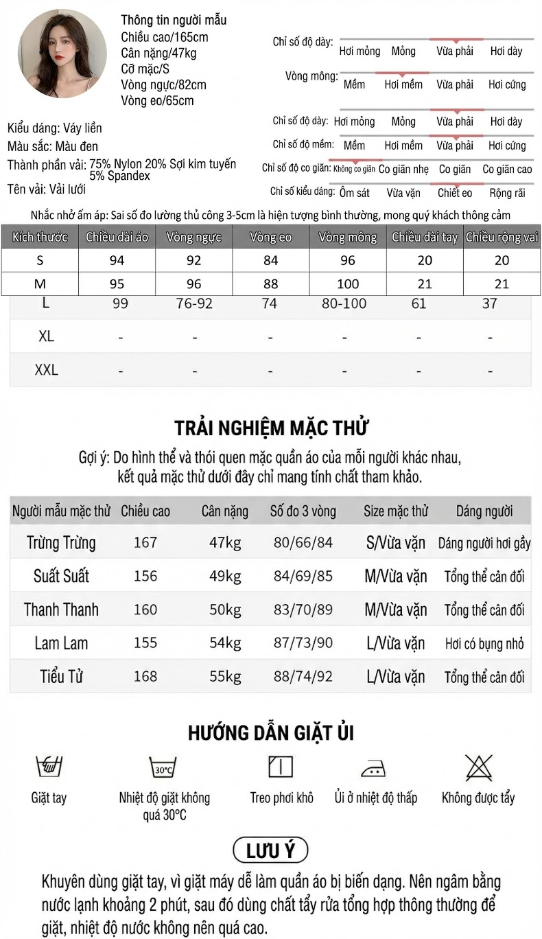 Đầm Ôm Body Nữ Lưới Đính Kim Sa Dài Tay Phong Cách Dạ Hội Màu Đen chi tiết 2