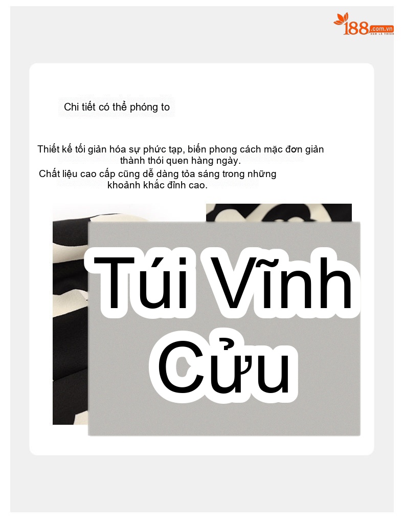 Đầm Xòe Nữ In Hoa Trà Eo Cao Thanh Lịch Màu Đen, Trắng chi tiết 5