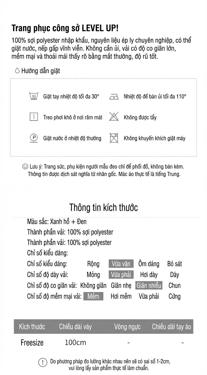 Đầm Xòe Nữ Tam Giác Pleats V Cổ Tay Ngắn Dáng Rộng Phong Cách Thời Trang Màu Đen, Xanh, Nâu, Hồng... chi tiết 5