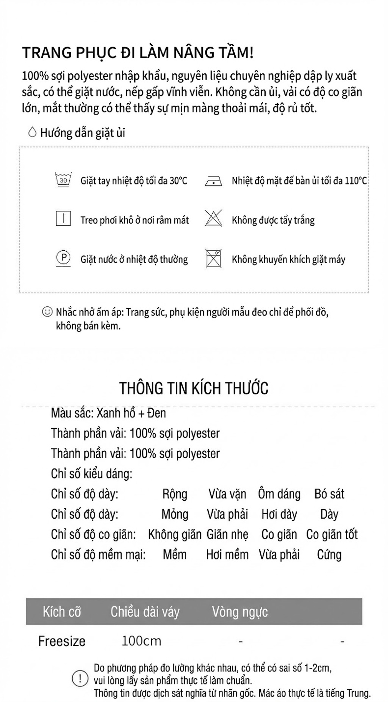 Đầm Xòe Nữ Tam Giác Pleats V Cổ Tay Ngắn Dáng Rộng Phong Cách Thời Trang Màu Đen, Xanh, Nâu, Hồng... chi tiết 14
