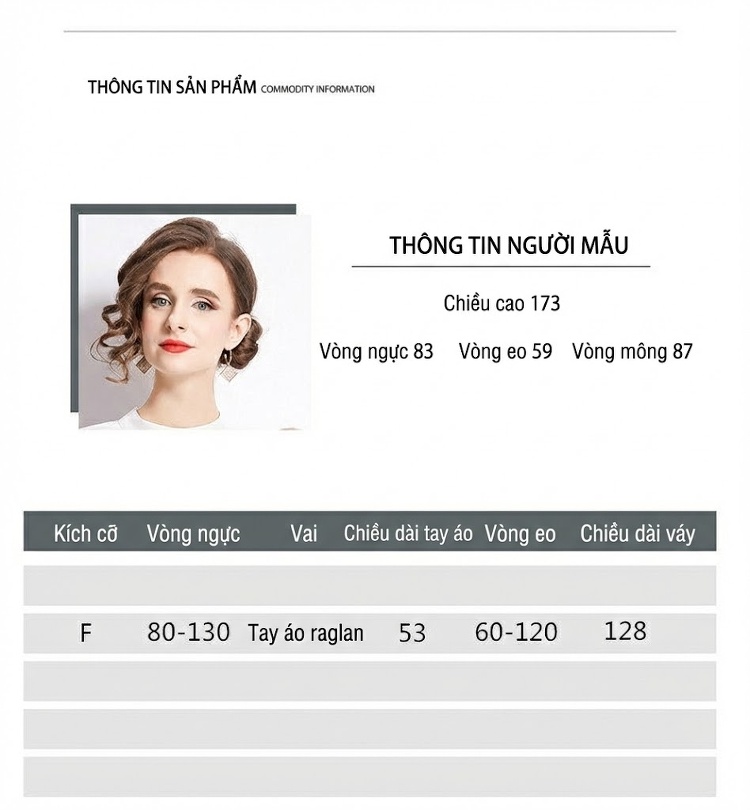 Đầm Xòe Nữ Tay Phồng Dài In Họa Tiết Thắt Eo Tassel Màu Đỏ chi tiết 12