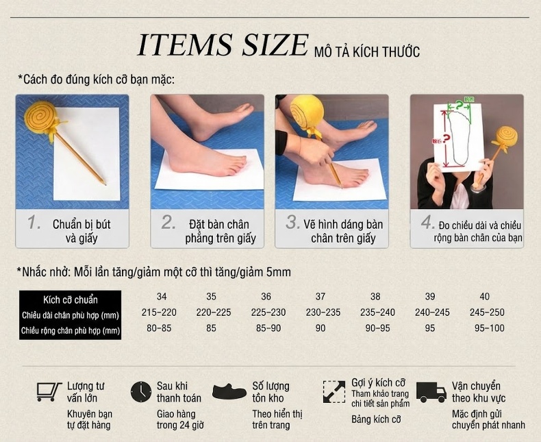 Dép Cao Gót Nữ Quai Trong Suốt Chiều Cao Đế 20cm Màu Đỏ chi tiết 12