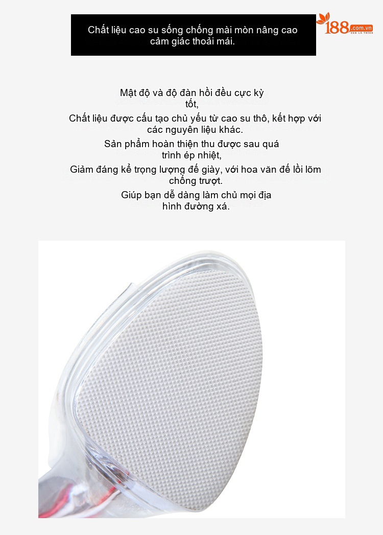 Dép Gót Nhọn Nữ Đế Phát Sáng Chiều Cao Đế Khoảng 15cm Nhiều Màu chi tiết 9