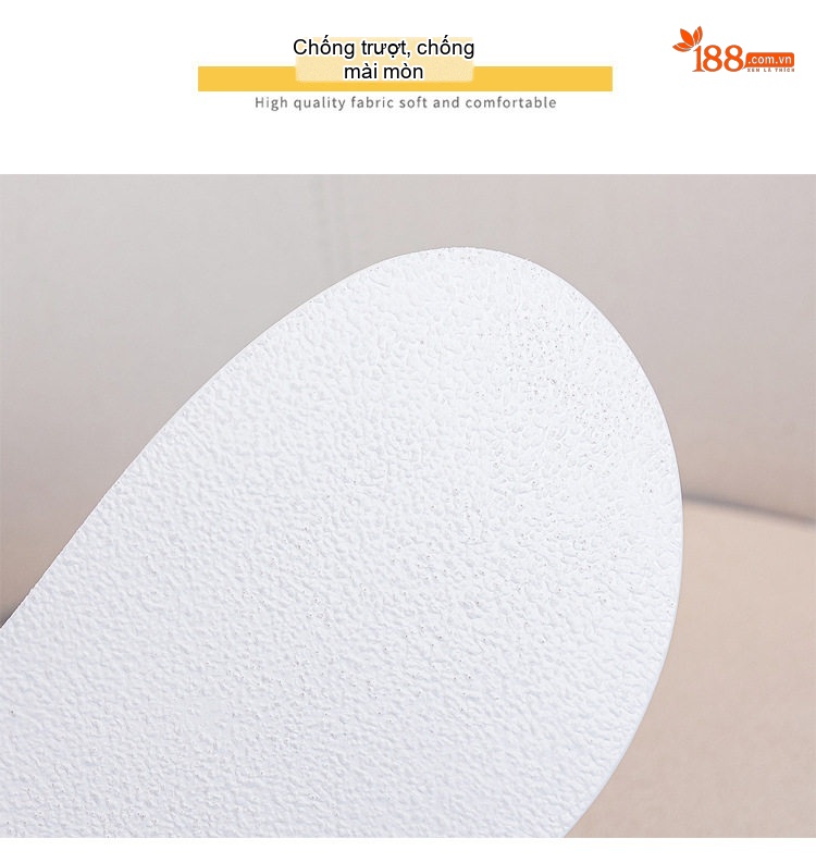 Dép Quai Ngang Nữ Đế Bệt Nơ Bướm Chiều Cao Đế Khoảng 3cm Màu Đen, Trắng chi tiết 12