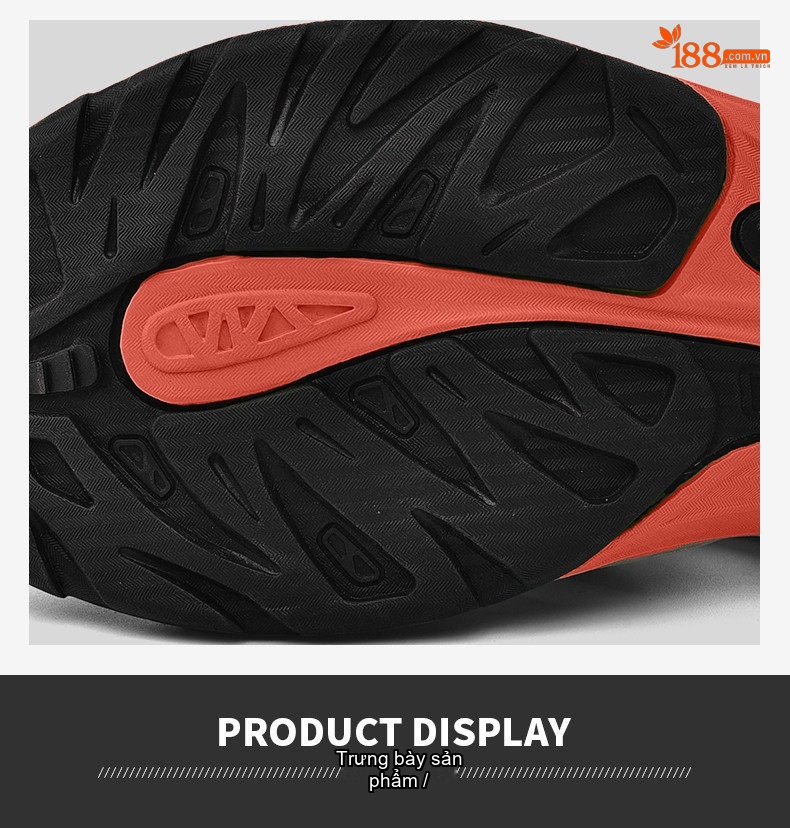 Dép Sandal Nam Da Mờ Quai Dù Mũi Bọc Chống Va Đập Chiều Cao Đế Khoảng 3cm Màu Xanh Lá, Xanh Dương, Nâu chi tiết 13