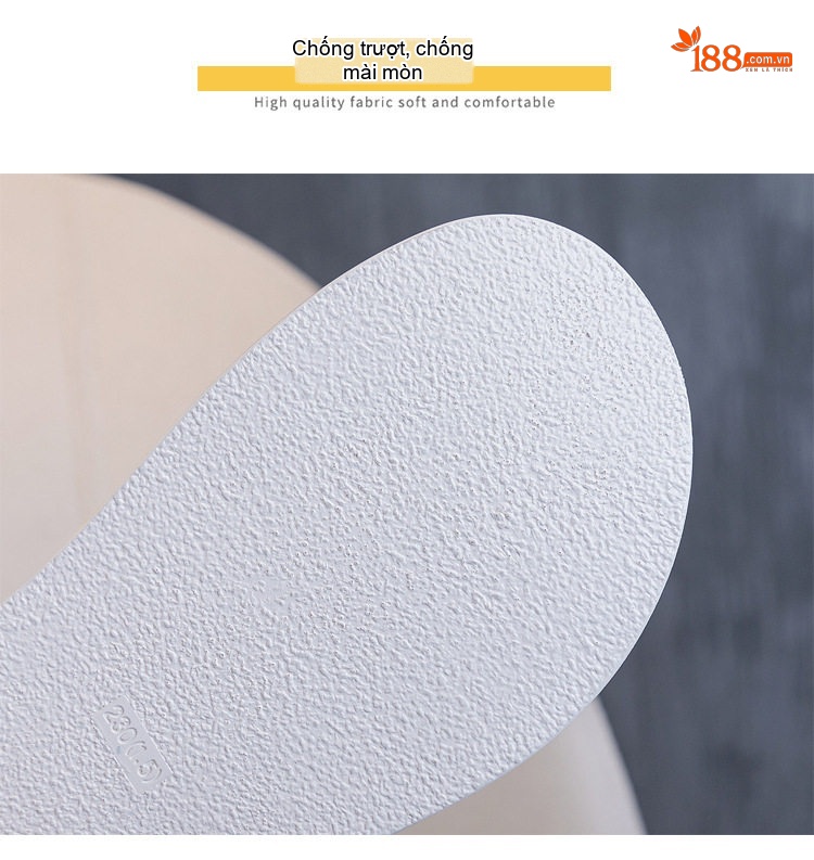 Dép Xỏ Ngón Nữ Đế Dày Chiều Cao Đế Khoảng 4cm Da Bóng Đi Biển Mùa Hè Màu Đen, Trắng chi tiết 12