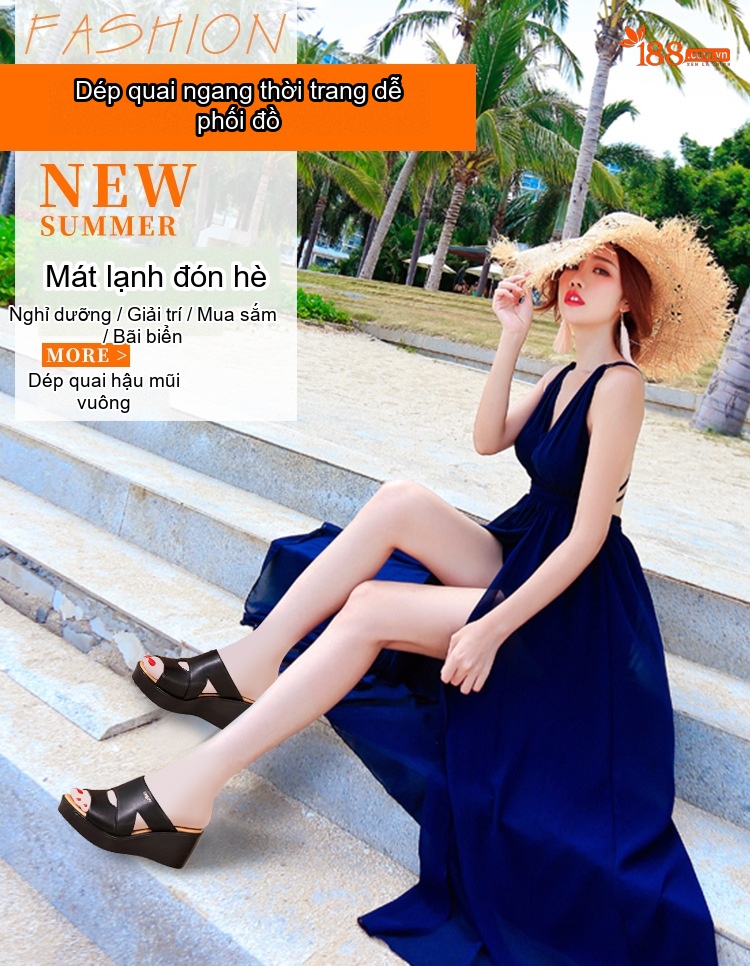 Dép Xuồng Nữ Da Bóng Chiều Cao Đế Khoảng 6cm Màu Đen, Đỏ, Trắng chi tiết 1