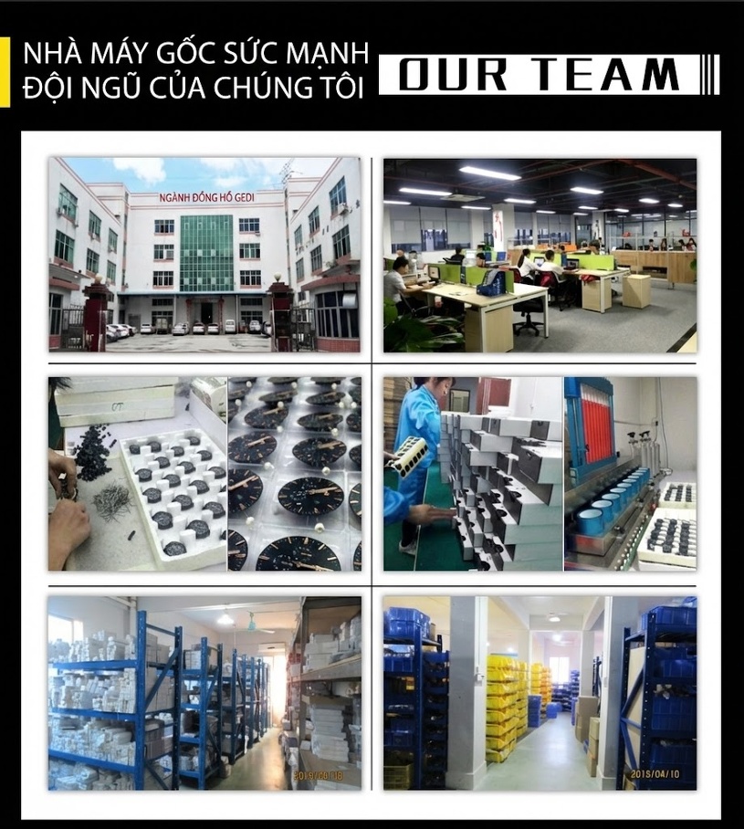 Đồng Hồ Nữ GEDI Dây Thép Đính Đá Thời Trang Mặt Tròn Cổ Điển Màu Vàng Hồng, Đen chi tiết 12