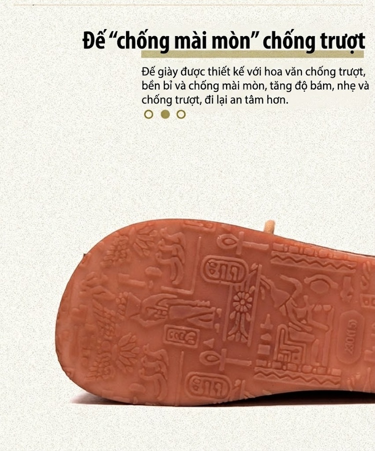 Giày Bệt Nữ Da Bò Phối Màu Buộc Dây Chiều Cao Đế Khoảng 2cm Màu Nâu, Xanh Lá, Đỏ chi tiết 6