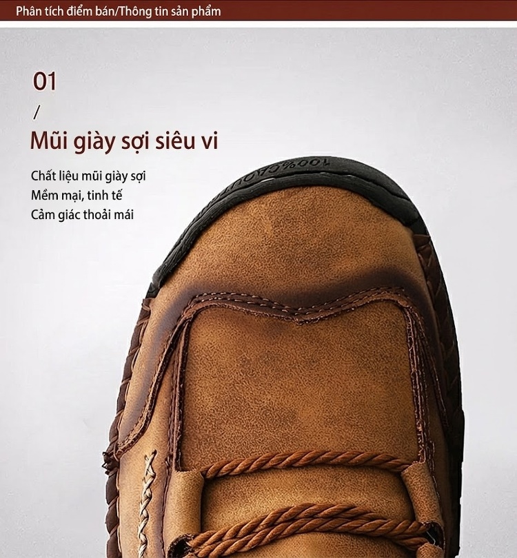 Giày Boot Nam Cổ Cao Da Mờ Chiều Cao Đế Khoảng 2cm Màu Nâu, Đen, Xanh Lá, Xanh Dương... chi tiết 5