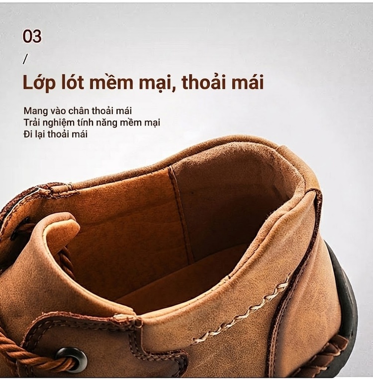 Giày Boot Nam Cổ Cao Da Mờ Chiều Cao Đế Khoảng 2cm Màu Nâu, Đen, Xanh Lá, Xanh Dương... chi tiết 7