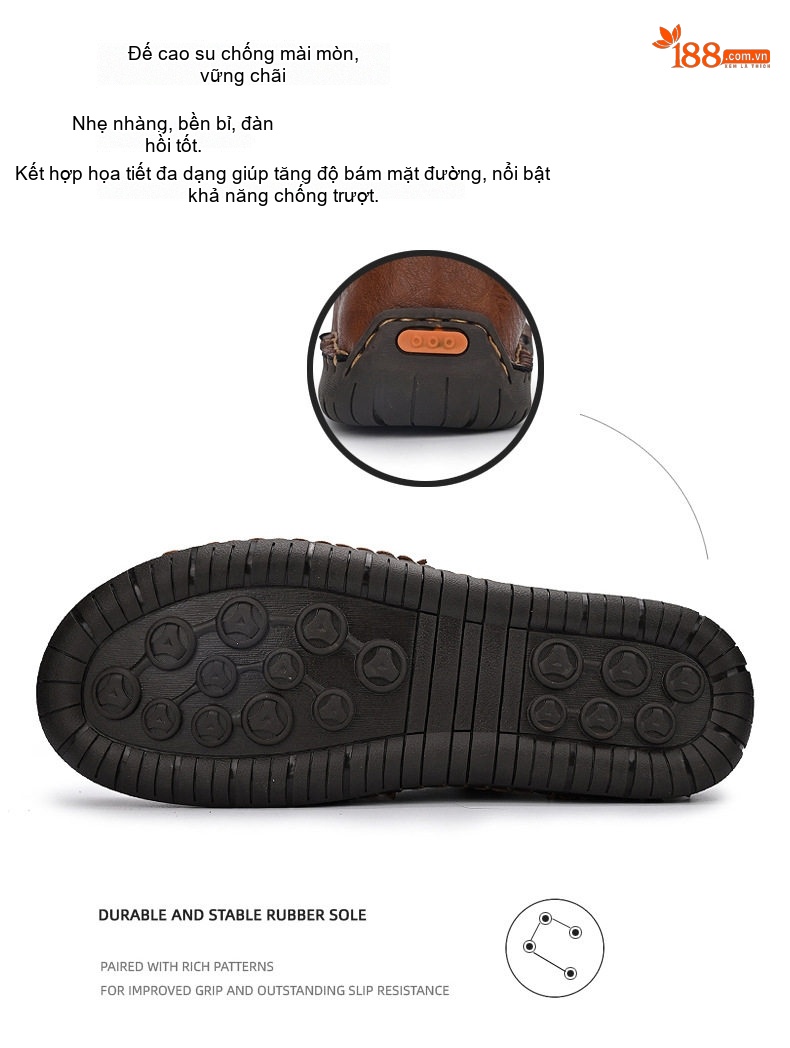Giày Boot Nam Da Mờ Cao Cổ Khóa Zip Chiều Cao Đế Khoảng 3cm Màu Nâu, Đen chi tiết 7