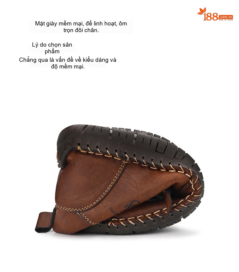 Giày Boot Nam Da Mờ Cao Cổ Khóa Zip Chiều Cao Đế Khoảng 3cm Màu Nâu, Đen chi tiết 25