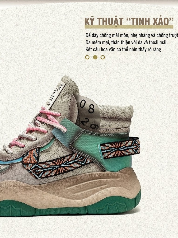 Giày Boot Nữ Cao Cổ Đế Dày Chiều Cao Đế Khoảng 5cm Lót Lông Ấm Áp Màu Xám, Đen, Xanh... chi tiết 2