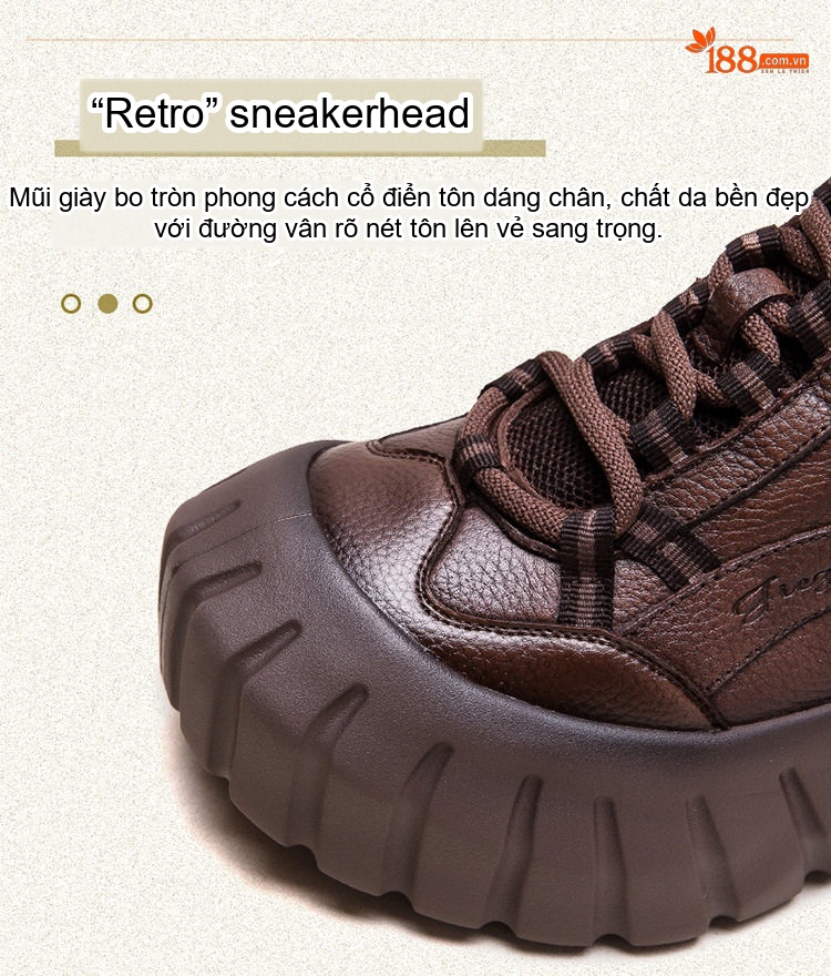 Giày Boot Nữ Cổ Ngắn Da Bò Đế Dày Chiều Cao Khoảng 6cm Màu Đen, Nâu chi tiết 5