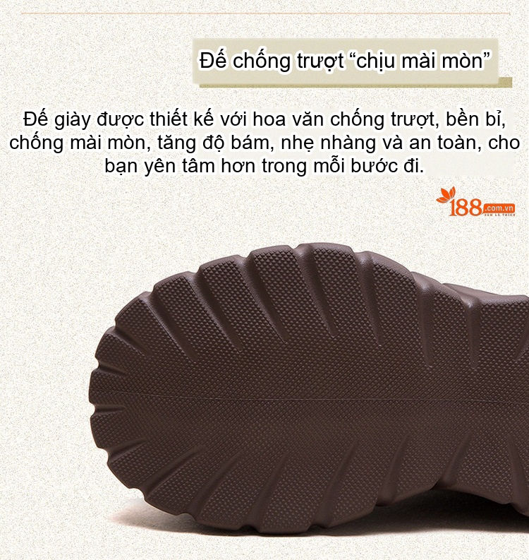 Giày Boot Nữ Cổ Ngắn Da Bò Đế Dày Chiều Cao Khoảng 6cm Màu Đen, Nâu chi tiết 6