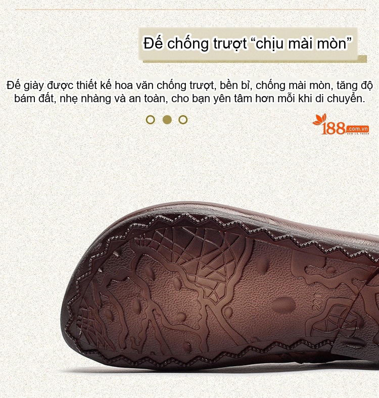 Giày Boot Nữ Da Bò Cổ chữ V Chân Dẹt Chiều Cao Đế Khoảng 2cm Màu Đen, Nâu chi tiết 5