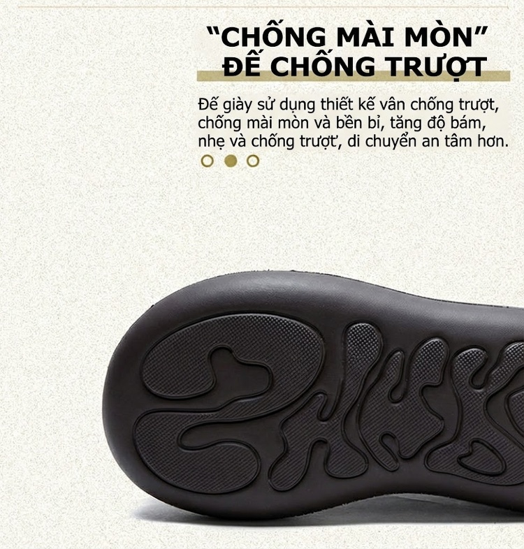Giày Búp Bê Nữ Da Bò Đế Bằng Chiều Cao Đế Khoảng 5cm Màu Đen, Nâu chi tiết 6
