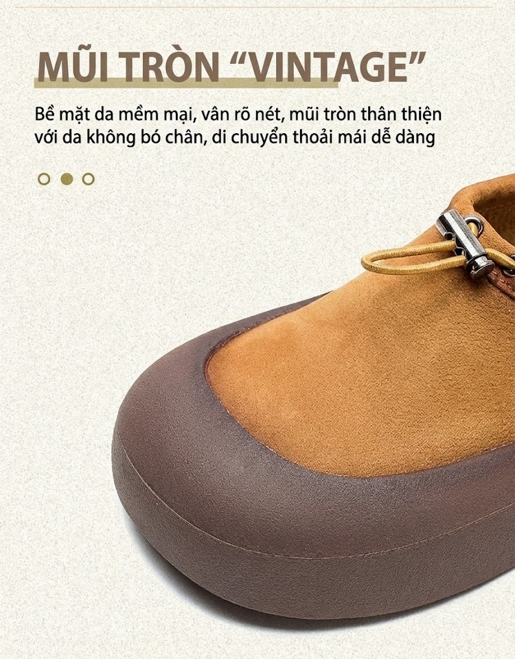 Giày Búp Bê Nữ Da Mờ Dây Thun Chiều Cao Đế Khoảng 3cm Màu Nâu, Vàng chi tiết 4