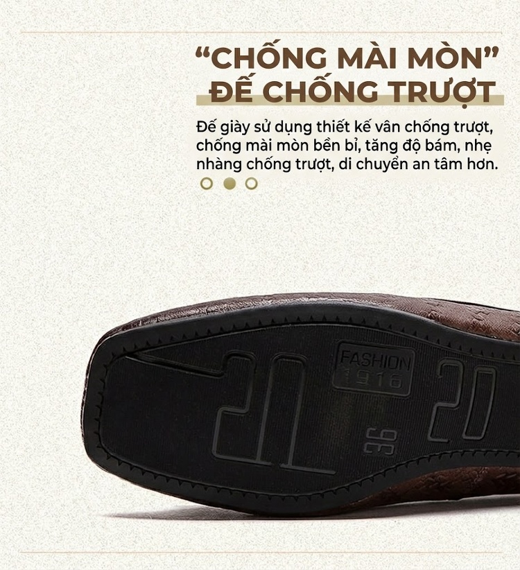 Giày Búp Bê Nữ Gót Vuông Da Bóng Chiều Cao Đế Khoảng 5cm Phong Cách Anh Quốc Màu Đen, Nâu chi tiết 5
