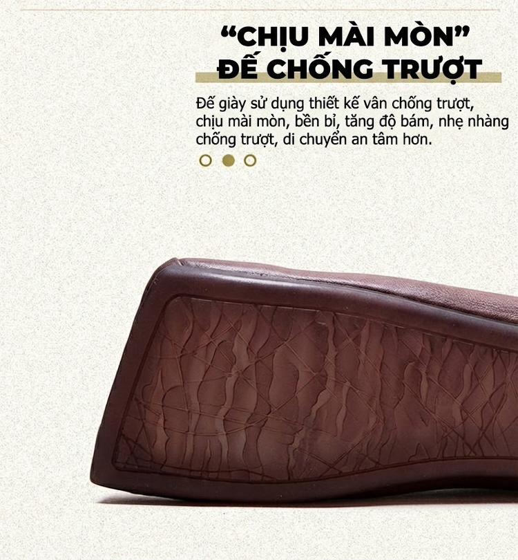Giày Búp Bê Nữ Mũi Vuông Da Mềm Chiều Cao Đế Khoảng 1cm Phong Cách Retro Màu Xám, Nâu chi tiết 4