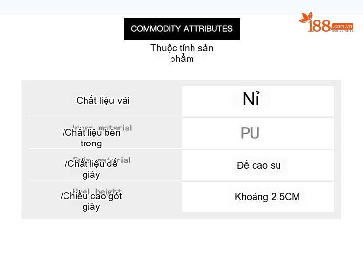 Giày Búp Bê Nữ Nỉ Mũi Nhọn Chiều Cao Đế Khoảng 2cm Họa Tiết Da Báo, Đen, Nâu, Đỏ... chi tiết 2