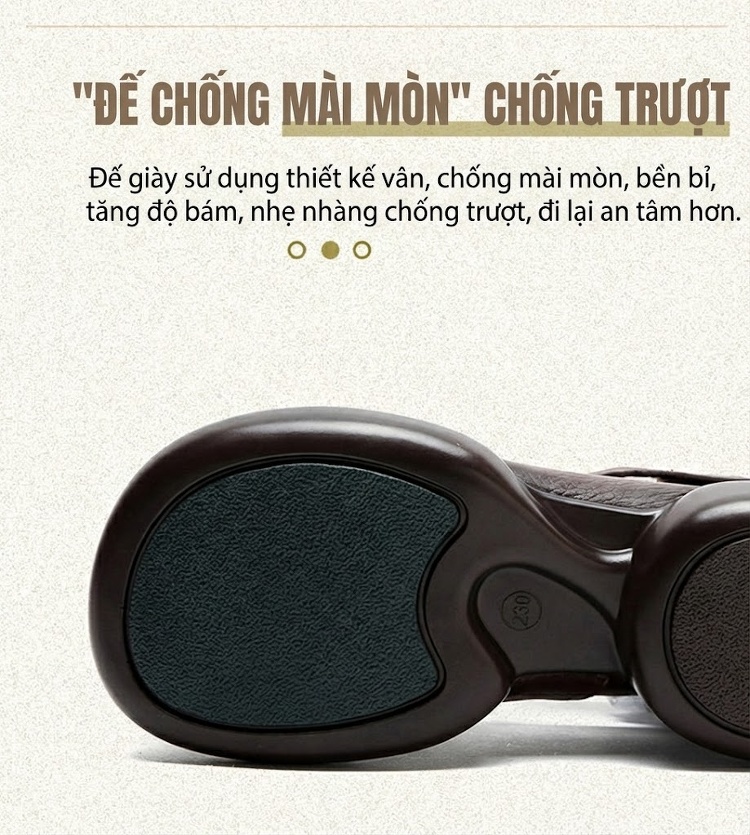 Giày Búp Bê Nữ Quai Dán Đế Bệt Chiều Cao Đế Khoảng 4cm Màu Đen, Nâu chi tiết 4