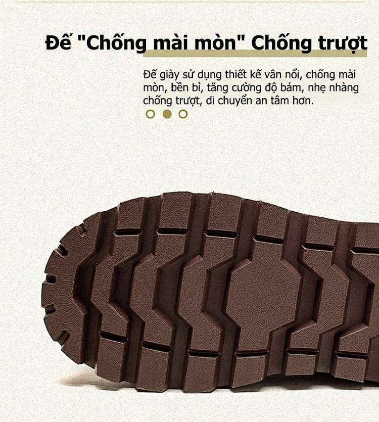 Giày Cao Cổ Nữ Dây Buộc Đế Dày Lót Lông Giữ Ấm Chiều Cao Đế Khoảng 5cm Màu Đen, Nâu chi tiết 5