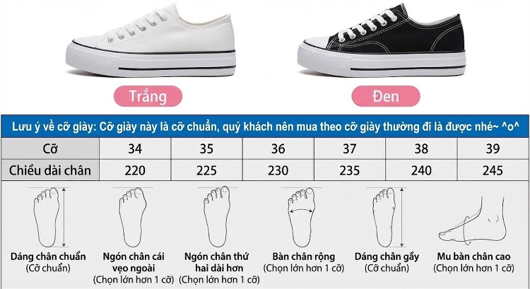 Giày Cao Cổ Nữ Đế Bánh Mì Chiều Cao Đế 12cm Da Thật Lớp Vải Bố Màu Đen, Trắng chi tiết 7