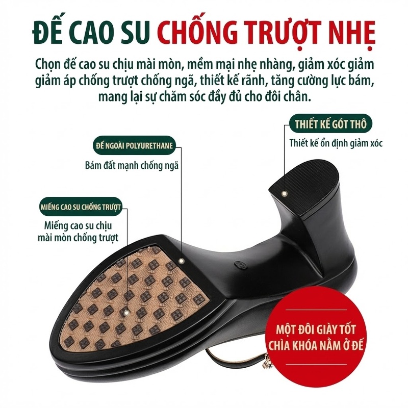 Giày Cao Gót Nữ Da Bò Đế Xuồng Quai Ngang Chiều Cao Đế Khoảng 7cm Màu Đen, Trắng, Đỏ, Bạc...