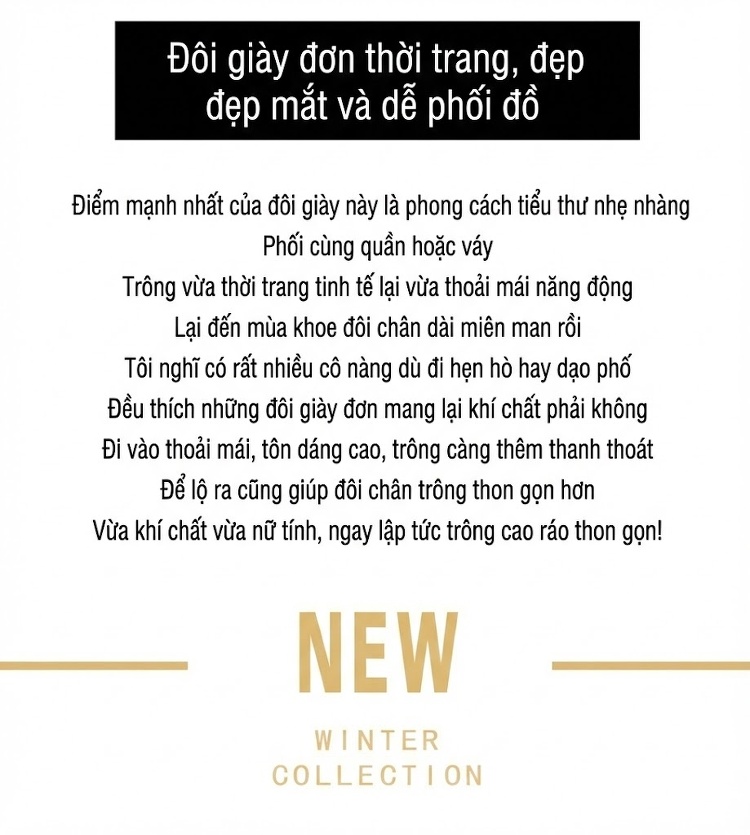 Giày Cao Gót Nữ Da Cừu Mũi Nhọn Chiều Cao Đế Khoảng 6cm Màu Đen, Trắng chi tiết 2