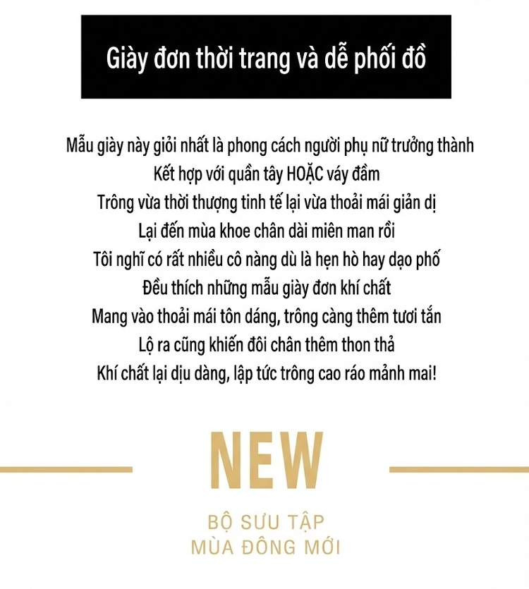 Giày Cao Gót Nữ Da Cừu Mũi Vuông Chiều Cao Đế Khoảng 4cm Màu Vàng, Đen, Bạc chi tiết 2