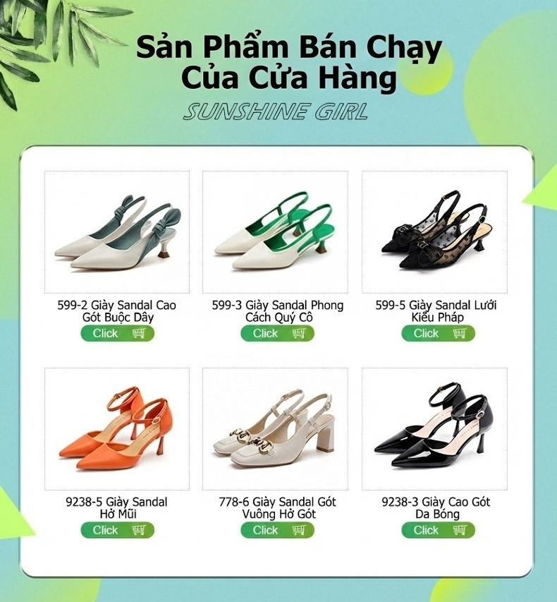 Giày Cao Gót Nữ Mũi Nhọn Da Bóng Chiều Cao Đế Khoảng 8cm Màu Đen, Kem chi tiết 1
