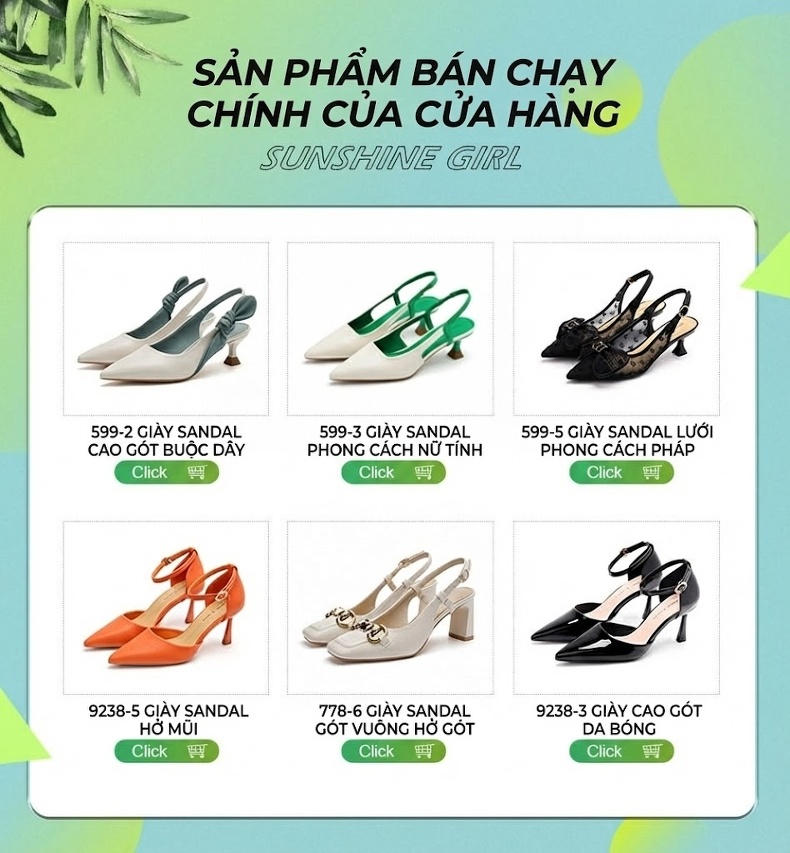 Giày Cao Gót Nữ Mũi Nhọn Quai Hậu Lưới Họa Tiết Nơ Chiều Cao Đế Khoảng 6cm Màu Đen, Kem chi tiết 1