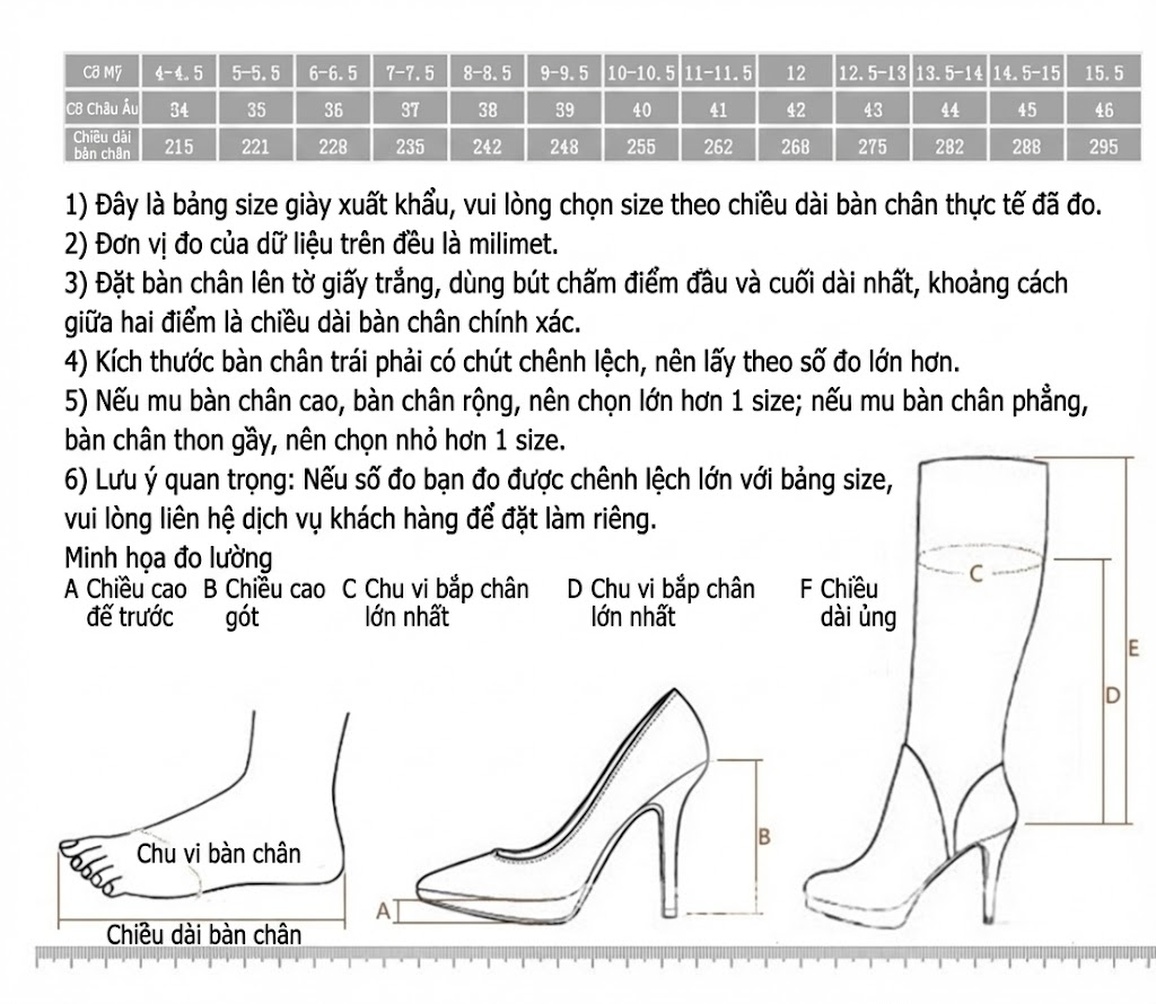 Giày Cao Gót Nữ Mũi Tròn Đế Xuồng Da Bóng Chiều Cao Đế Khoảng 10cm Màu Đen, Đỏ, Vàng, Nude... chi tiết 15